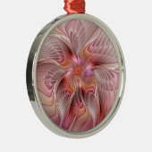 抽象芸術エンジェルカラフルファンタジーフラクタル・アート メタルオーナメント (右)