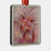 抽象芸術エンジェルカラフルファンタジーフラクタル・アート メタルオーナメント (右)