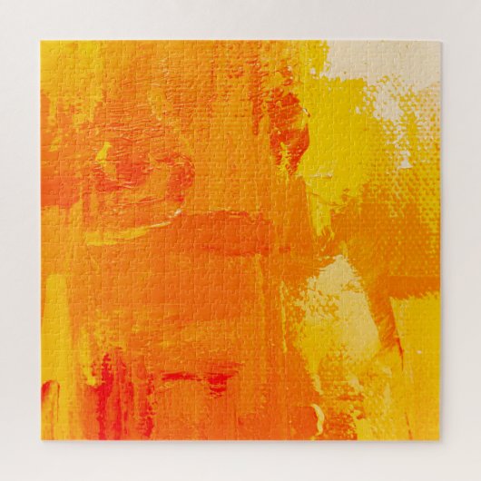 抽象芸術オイル塗装、カラフルテクスチャ。 ジグソーパズル (縦)