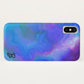 抽象芸術オパールパーソナライズされた製携帯電話ケース Case-Mate iPhoneケース (裏面(横))