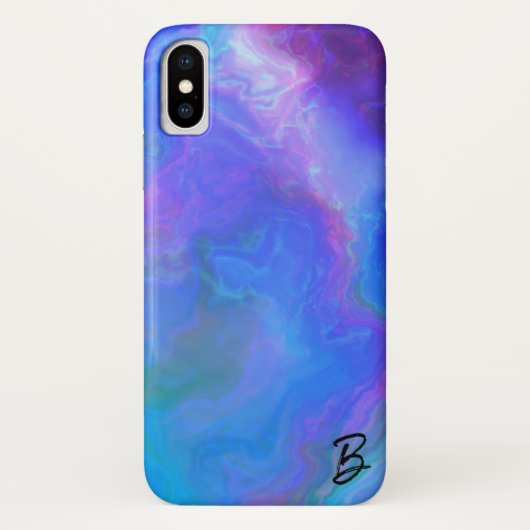 抽象芸術オパールパーソナライズされた製携帯電話ケース Case-Mate iPhoneケース (裏面)