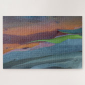 抽象芸術オブレインボーガムツリー ジグソーパズル (横)