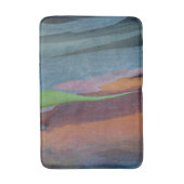 抽象芸術オブレインボーガムツリー バスマット (正面縦)