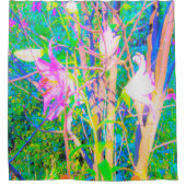 抽象芸術オリエンタルライズインマイルビオガーデン シャワーカーテン (正面)