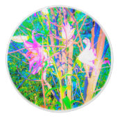 抽象芸術オリエンタルライズインマイルビオガーデン セラミックノブ (正面)