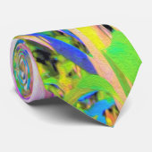 抽象芸術オリエンタルライズインマイルビオガーデン ネクタイ (ロール)