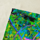 抽象芸術オリエンタルライズインマイルビオガーデン ビーチタオル (インサイチュ)