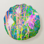 抽象芸術オリエンタルライズインマイルビオガーデン ラウンドクッション (裏面)