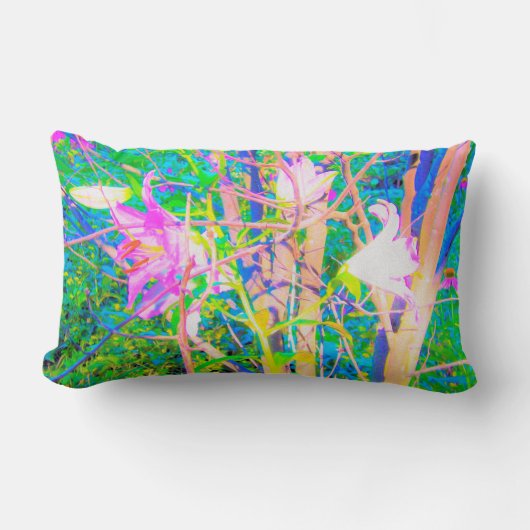 抽象芸術オリエンタルライズインマイルビオガーデン ランバークッション (正面)
