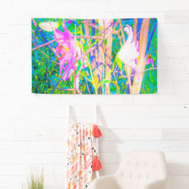 抽象芸術オリエンタルライズインマイルビオガーデン 横断幕