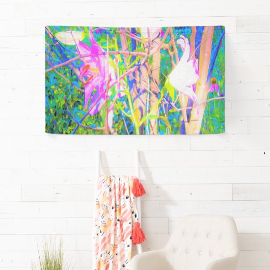 抽象芸術オリエンタルライズインマイルビオガーデン 横断幕 (インサイチュ)