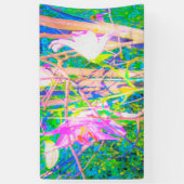 抽象芸術オリエンタルライズインマイルビオガーデン 横断幕 (縦)