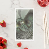 抽象芸術オリーブセージ緑グレーフラクタルアートファンタジー (インサイチュ)