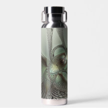 抽象芸術オリーブセージ緑グレーフラクタルアートファンタジー