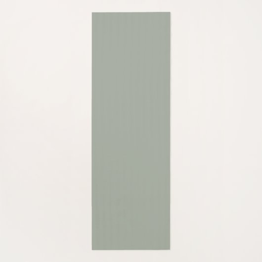 抽象芸術オリーブセージ緑グレーフラクタルアートファンタジー ヨガマット (裏面)