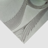 抽象芸術オリーブセージ緑グレーフラクタルアートファンタジー 薄葉紙 (詳細)