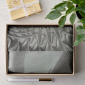 抽象芸術オリーブセージ緑グレーフラクタルアートファンタジー 薄葉紙 (ギフト)