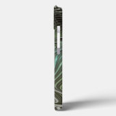 抽象芸術オリーブセージ緑グレーフラクタルアートファンタジー Case-Mate iPhoneケース (裏面 / 左)