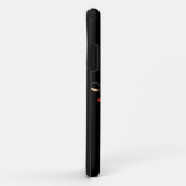 抽象芸術オレンジバタフライとフローラ Case-Mate iPhoneケース (裏面/右)