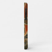 抽象芸術オレンジフレイムセットフェーザー Case-Mate iPhoneケース (裏面/左)