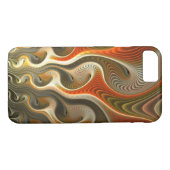 抽象芸術オレンジフレイムセットフェーザー Case-Mate iPhoneケース (裏面(横))
