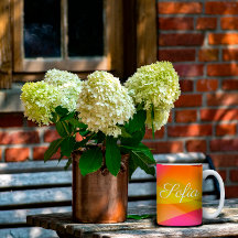 抽象芸術オレンジ色のマゼンタピンクの幾何学的な名前