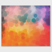 抽象芸術オレンジ色の水彩背景。図解 ラッピングペーパー (フラット)