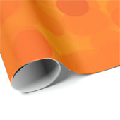 抽象芸術オレンジ色の水彩背景。図解 ラッピングペーパー (ロールコーナー)