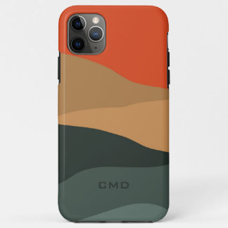 抽象芸術オーガニックストライプデザイン iPhone 11 PRO MAXケース