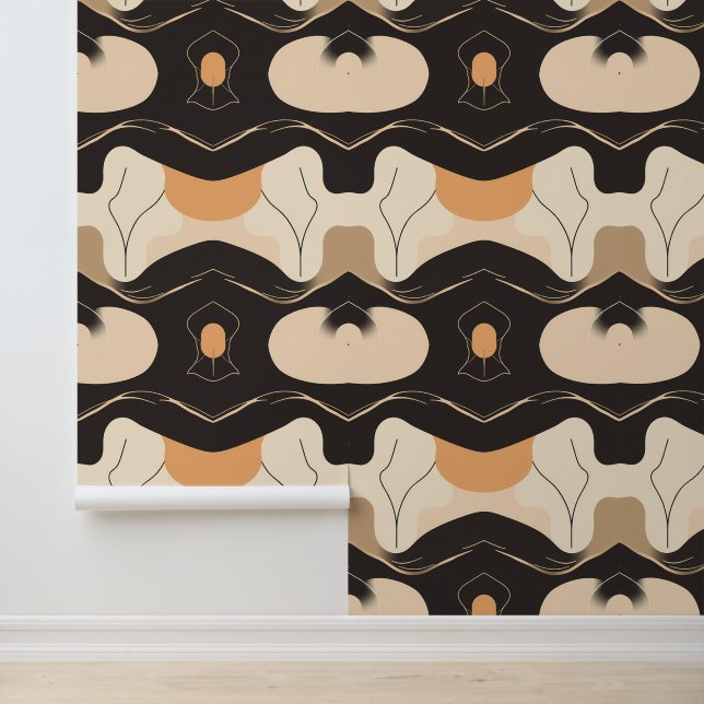 抽象芸術オーガニックトーンのパターン 壁紙 (アプリケーション)