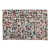 抽象芸術オーガニックパターンのパステル 枕カバー (正面左)