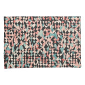 抽象芸術オーガニックパターンのパステル 枕カバー (正面右)