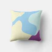 抽象芸術オーガニック形状 クッション (裏面)