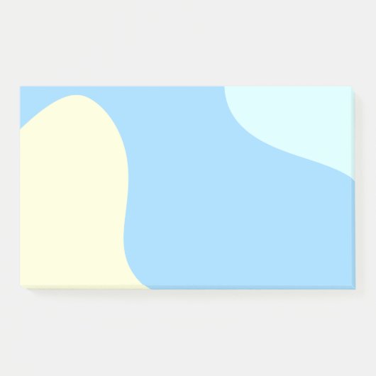 抽象芸術オーガニック形状 ポストイット (正面)