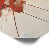 抽象芸術オーガニック絵画の2:3 ポスター (角)