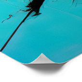 抽象芸術オーガニック絵画の2:3 ポスター (角)