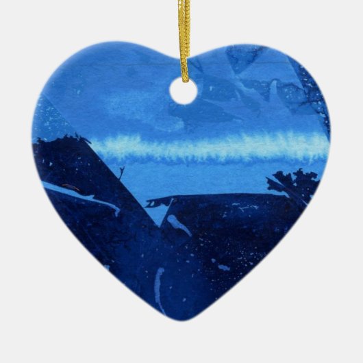 抽象芸術オーナメント セラミックオーナメント (正面)