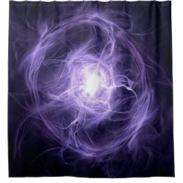 抽象芸術オーラ：クリアンエネルギー型枠 シャワーカーテン