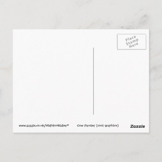 抽象芸術カウパセリのポストカード ポストカード (裏面)