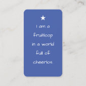 抽象芸術カウンセリングは明るい 名刺 (裏面)