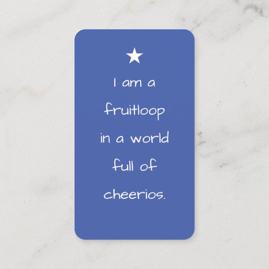 抽象芸術カウンセリングは明るい 名刺 (裏面)