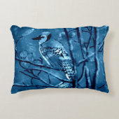 抽象芸術カケスの鳥の木の枝 アクセントクッション (正面)