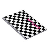 抽象芸術カスタムお尻幾何検査モザイクアート ノートブック (右側)