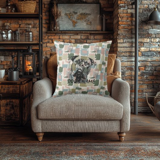 抽象芸術カスタムの杖のコルソ枕パターン クッション