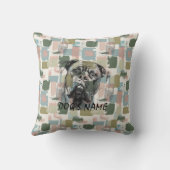 抽象芸術カスタムの杖のコルソ枕パターン クッション (裏面)