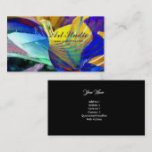 抽象芸術カスタムアート名刺 名刺 (正面/裏面)