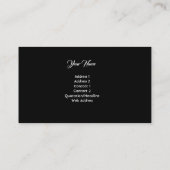 抽象芸術カスタムアート名刺 名刺 (裏面)