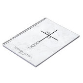 抽象芸術カスタムクリスチャンクロス大理石 ノートブック (左側)
