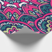 抽象芸術カスタムマンダラアイディア#6 ラッピングペーパー (角)