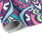 抽象芸術カスタムマンダラアイディア#7 ラッピングペーパー (ロールコーナー)